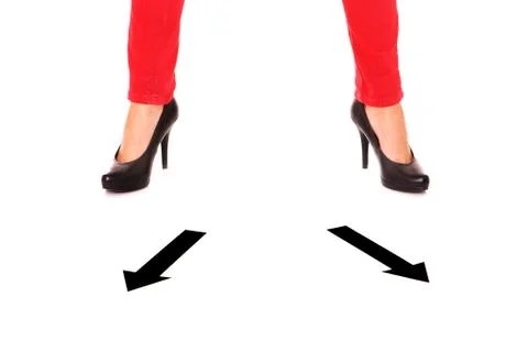 Which way to choose...? Stock Photos