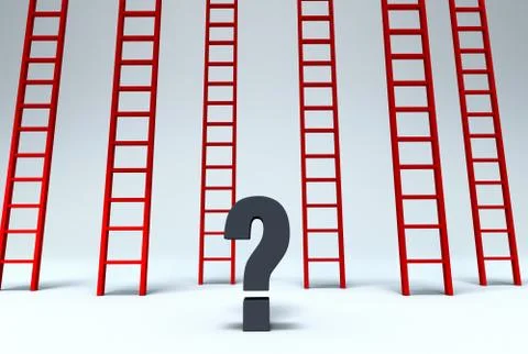 Which Way Out? Stock Illustration