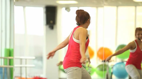 While aerobics Stock Footage 22575976