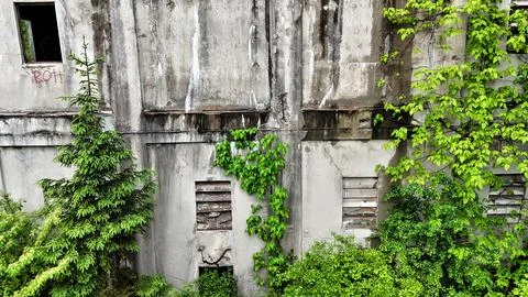 While also Crumbling - Jamesville Quarry Cement Factory - Syracuse, NY Foto stock
