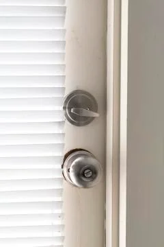 While door locked Stock Photos