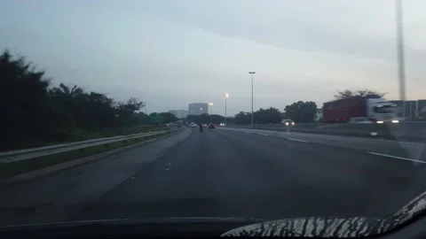 While Driving Stock Footage 145935048