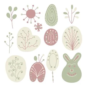 Whimsical and quirky design elements that add a fun, dreamlike touch to des.. Illustrazione stock