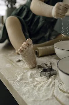 Whimsical Baking Day Foto stock