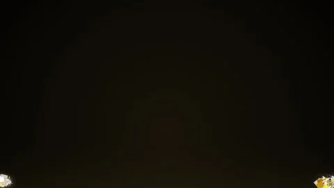 Whimsical Cartoon Characters Dancing with Sparkles on Black Background Stock Footage 346659742