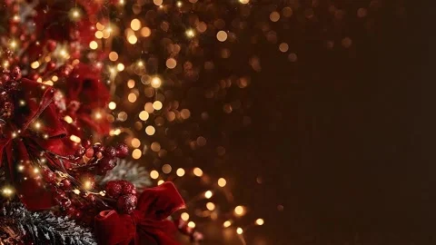 Whimsical Christmas wallpaper Stock Footage 344917276