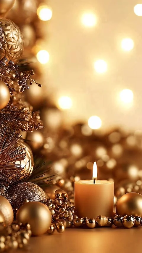 Whimsical Christmas wallpaper Stock Footage 344917277