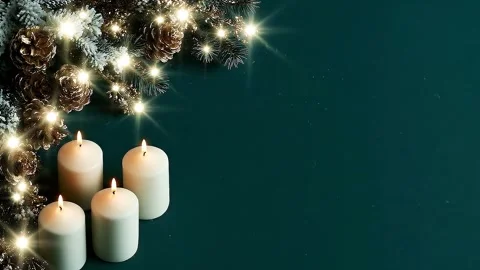 Whimsical Christmas wallpaper Stock Footage 344917279