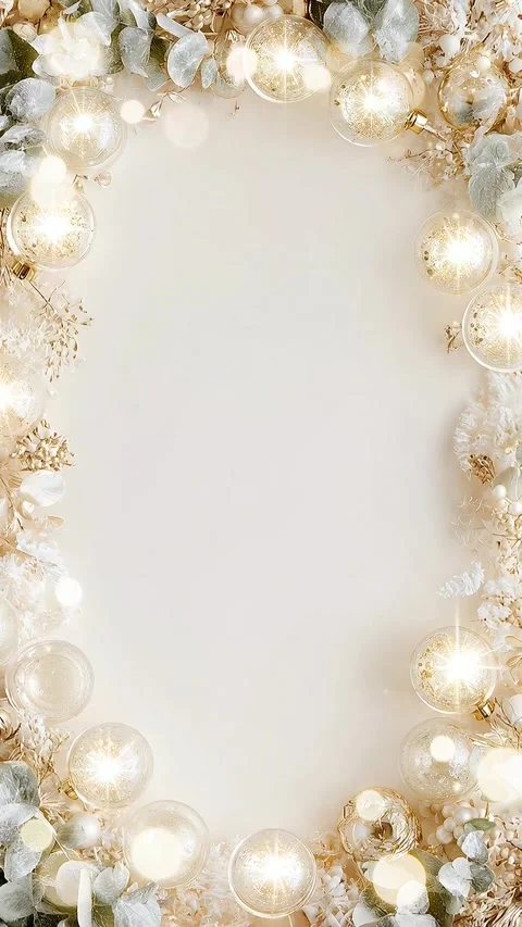 Whimsical Christmas wallpaper Stock Footage 344917280