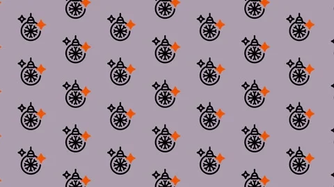 Whimsical Clockwork Pattern - A Playful Design for Creative Projects. Stock Footage 325382151