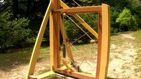 Whimsical garden gate Stock Footage 12250323