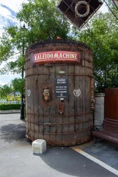 Whimsical Kaleido Machine Structure Stock Photos