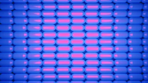 Whimsical spheres creeping circularly on a gradient background. Stock Footage 146944156