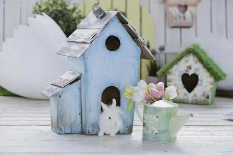 Whimsical Spring Serenity Stock Photos