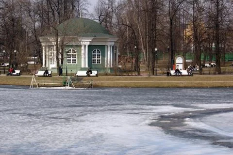 Whinter in moscow Stock Photos