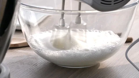 Whip the cream Stock Footage 93730812