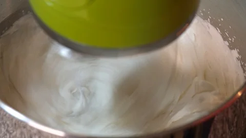 Whip the cream Stock Footage 97976143