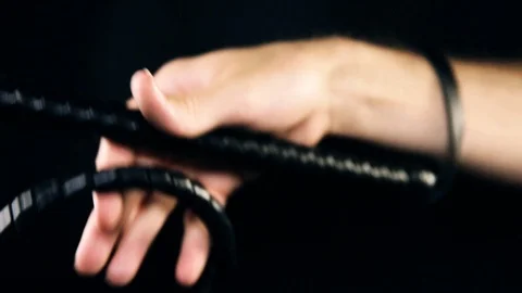 Whip in hand 스톡 동영상 105773291