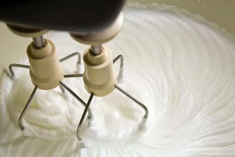 Whipped cream Stock Photos