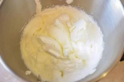 Whipped cream Foto stock