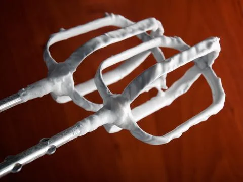 Whipped whisks Stock Photos