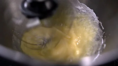 Whipping eggs with a whisk Stock Footage 64692462