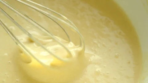 Whipping whisk batter for baking. A series of four takes-2 Stock Footage 125329596