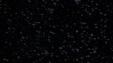 Whirl of bubbles in a thick mass.3d animation of bubbles moving and floating on Stock Footage 99546151