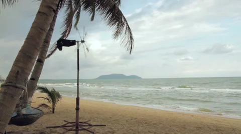 Whirligig on the beach Stock Footage 66295895