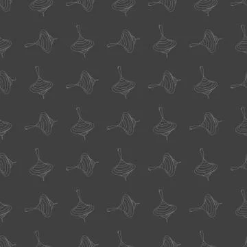 Whirligig web icon. flat design. Seamless gray pattern. イラスト素材