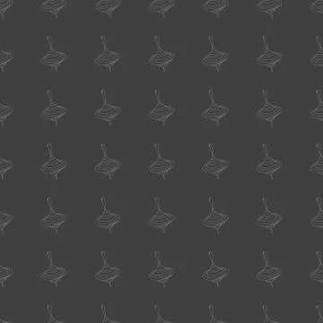 Whirligig web icon. flat design. Seamless gray pattern. Stock Illustration