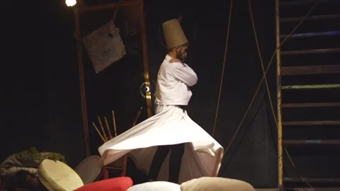 Whirling dervish Stock Footage 290464105