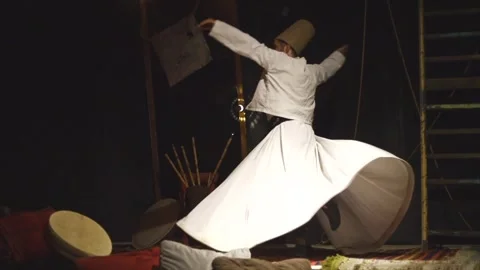 Whirling dervish Stock Footage 290495770