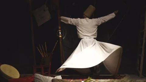 Whirling dervish Stock Footage 290496142