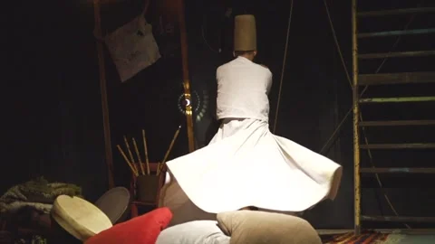 Whirling dervish Stock Footage 290496284