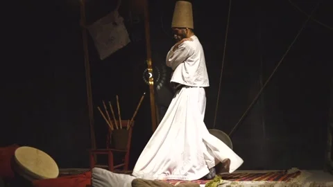 Whirling dervish Stock Footage 290496326