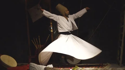 Whirling dervish Stock Footage 290496515