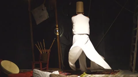 Whirling dervish Stock Footage 290496581