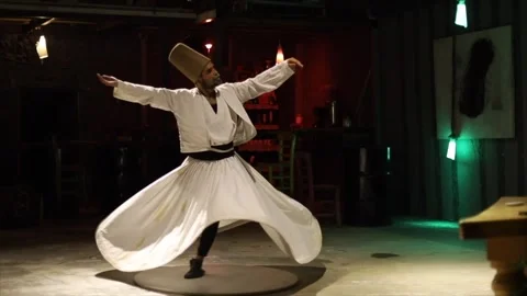 Whirling dervish Stock Footage 290497081