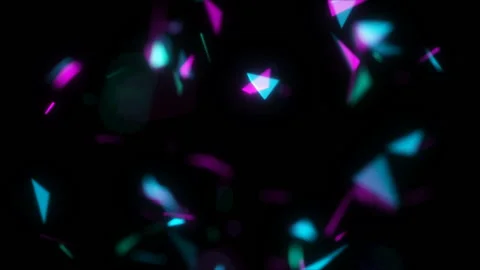 The whirling whirl of the holiday.3d render, abstract background, fluorescent Stock Footage 101487876