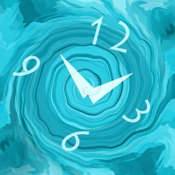 Whirlphool of time Illustrazione stock