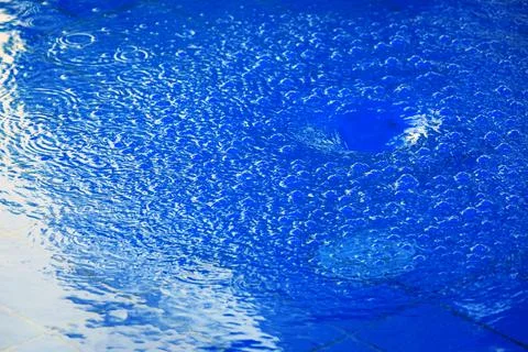 A whirlpool with bubbles Stock Photos