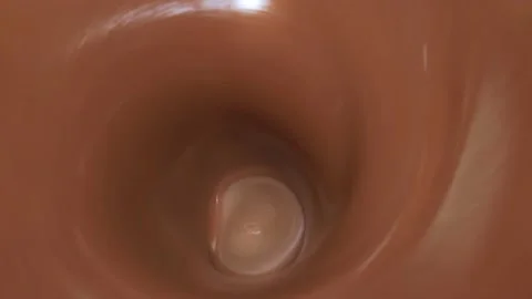 Whirlpool of corn wort while making homemade whiskey Stock Footage 130378745