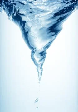 Whirlpool underwater Stock Photos
