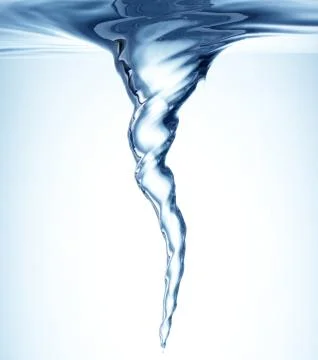 Whirlpool underwater Stock Photos