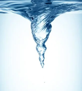 Whirlpool underwater Stock Photos