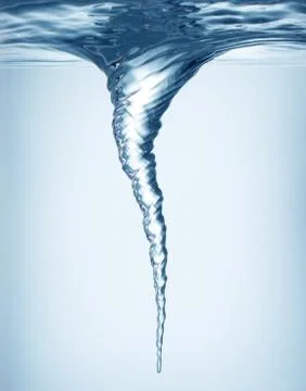 Whirlpool underwater Stock Photos