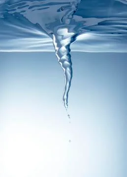 Whirlpool underwater Stock Photos
