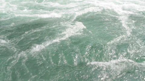 A whirlpool of water within rapids Stock Footage 41178856