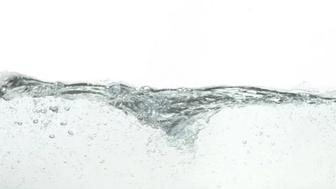 Whirls and bubbles on the surface of the water Stock Footage 123689078